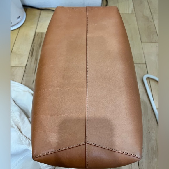 Mansur Gavriel Large Tote Cammello/Royal blue - Picture 16 of 16